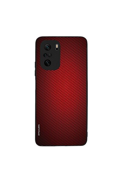 Sonique Θήκη Carbon Series για Xiaomi Poco F3 / Mi 11i Κόκκινο