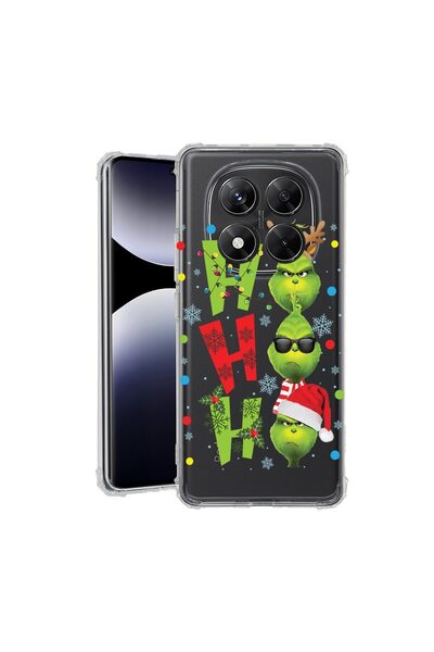 bestcase Husă pentru Xiaomi Redmi Note 15 Pro 5G cu design Grinches - Ho Ho H...