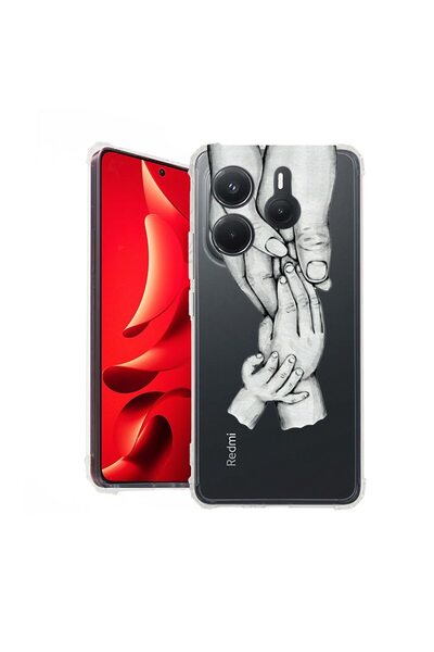 bestcase Husă pentru Xiaomi Redmi Note 14 5G, Antișoc 1.5MM, Family, Protecți...