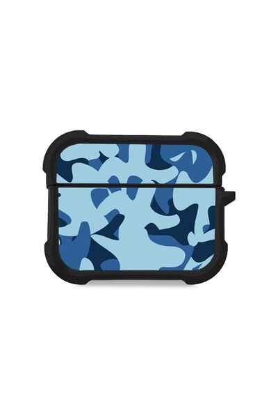 Sonique Θήκη Σιλικόνης Camouflage Army Series για AirPods Pro 3 Μπλε