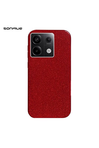 Sonique Θήκη Σιλικόνης Shiny Xiaomi Redmi Note 13 Pro 5G / Poco X6 5G Κόκκινο