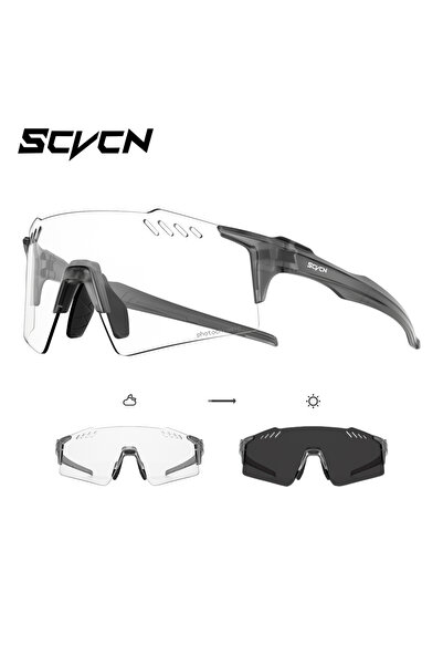 Choice10 Photochromic-06 SCVCN Photochromic Hiking Eyewear Fashion Rimless Cy...
