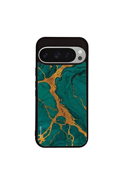 Sonique Θήκη Marble Series για Google Pixel 9 Pro 5G Πράσινο