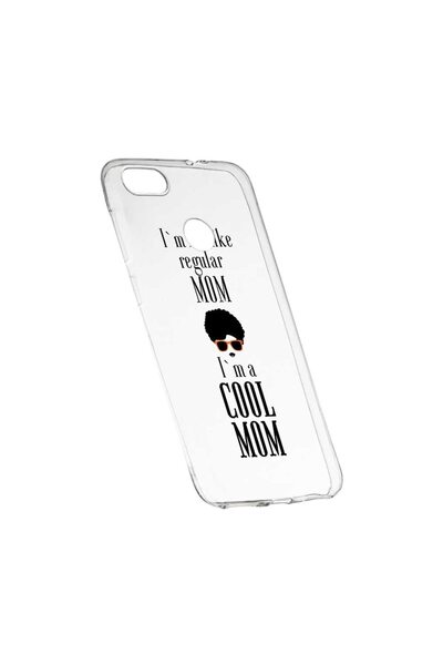 bestcase Силиконов калъф, Прозрачен, Тънък, Готина мама, 19, Xiaomi Redmi Not...