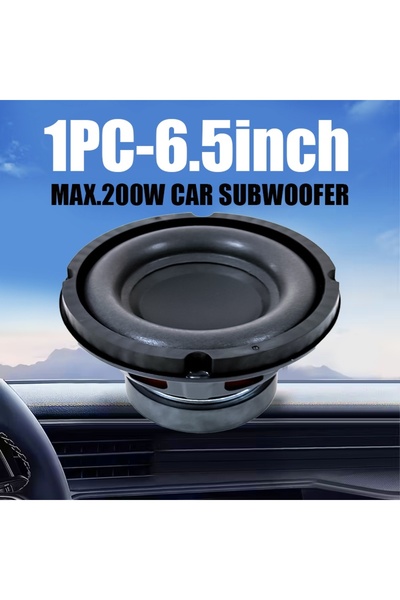Choice 6.5inch x1pc Car Subwoofer 6.5 inch 200W Audio Bass Speaker Car Compon...