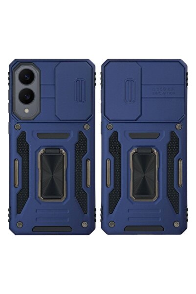 Sonique Θήκη Ring Armor CamShield για Samsung Galaxy S25 Edge Μπλέ
