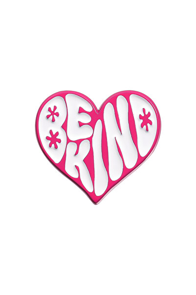 Choice QHXZ2384 Be Kind Pink Heart Kindness Matters Enamel Pins Custom Funny ...
