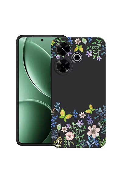 bestcase Θήκη για Xiaomi Redmi 13x με Σχέδιο Πεταλούδες και Λουλούδια, TPU Μα...