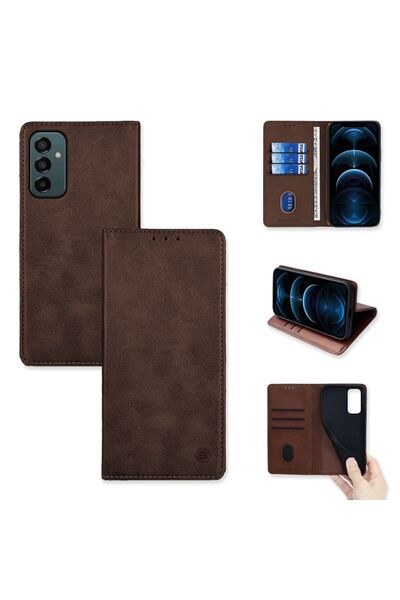 Sonique Θήκη Πορτοφόλι Vintage Magnet Wallet Samsung Galaxy M23 5G Καφέ