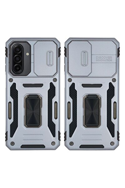 Sonique Θήκη Ring Armor CamShield για Samsung Galaxy A17 4G / Galaxy A17 5G Γκρι