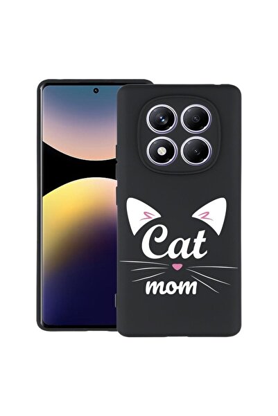 bestcase ¬Æ Husa Slim Silicon pentru Xiaomi Redmi Note 14 Pro 4G, Cat Mom, 19...