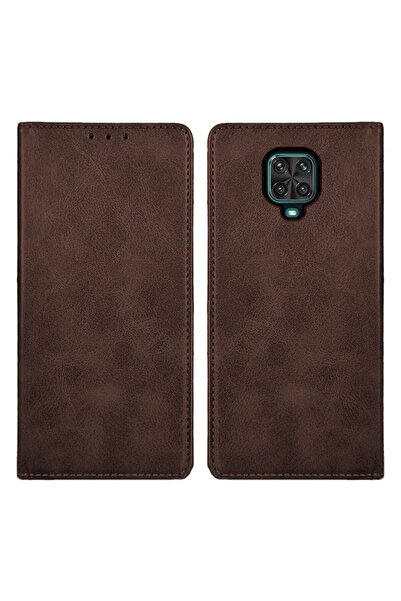 Sonique Θήκη Πορτοφόλι Vintage Magnet Wallet Xiaomi Redmi Note 9S/9 Pro Καφέ