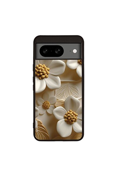 Sonique Θήκη 3D Flower Series για Google Pixel 8 5G Λευκό