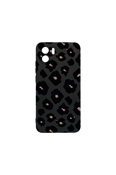 bestcase Тънък силиконов калъф 0.8ММ, съвместим с Xiaomi Redmi A1, с леопардо...