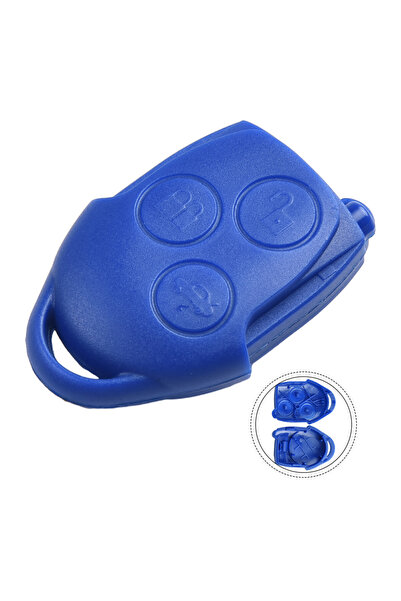 Choice 3Buttons Car Key Shell Case For Ford Transit Connect Mk7 Blue Remote K...