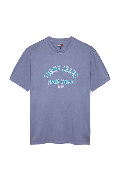 Tommy Hilfiger Tricou bărbătesc cu mânecă scurtă, cu logo tip varsity, croial...