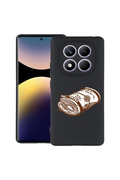 bestcase ¬Æ Husa pentru Xiaomi Redmi Note 14 Pro 4G, Money, Slim Silicon 0.8M...