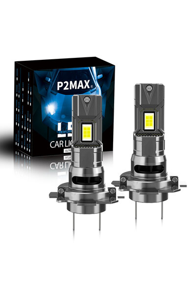 Choice 2PCS H7 2PCS Mini H7 LED Headlight Bulbs 6000K White 12V Plug and Play...