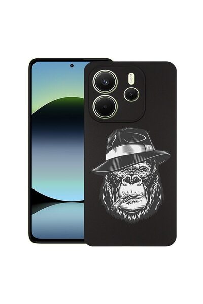 bestcase ¬Æ Husa pentru Xiaomi Redmi Note 14, Maffia Monkey, Slim Silicon 0.8...