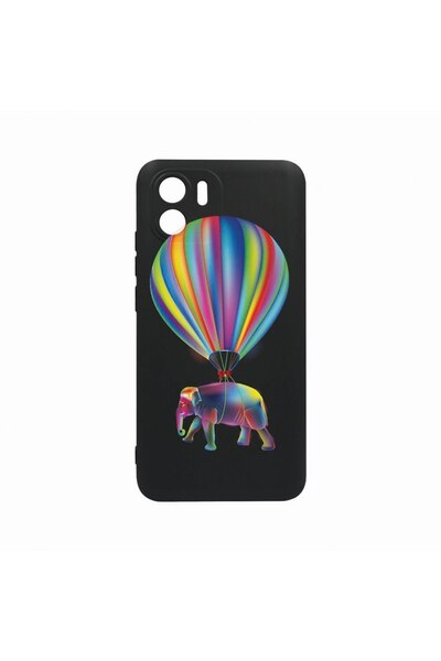bestcase Θήκη, Συμβατή με Xiaomi Redmi A1, Ελέφαντας Ουράνιο Τόξο, Ανθεκτική ...