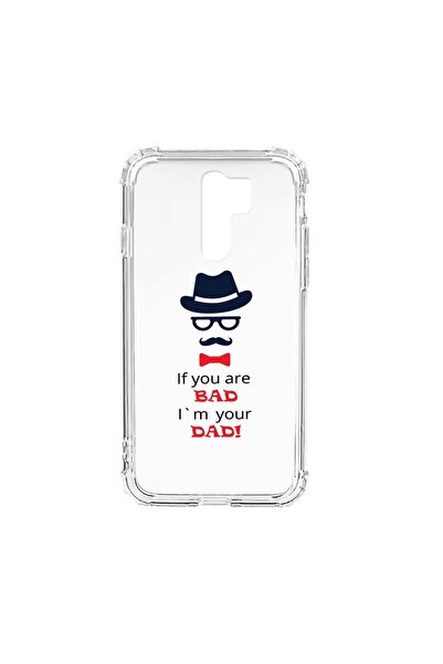 bestcase Husa Anti Shock Silicon Compatibila Cu Xiaomi Redmi 9, Bad Dad, Mili...