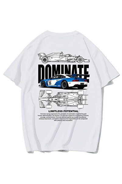 BRZ COLLECTION Tricou Unisex Oversize cu Potențial Nelimitat pentru Dominare ...