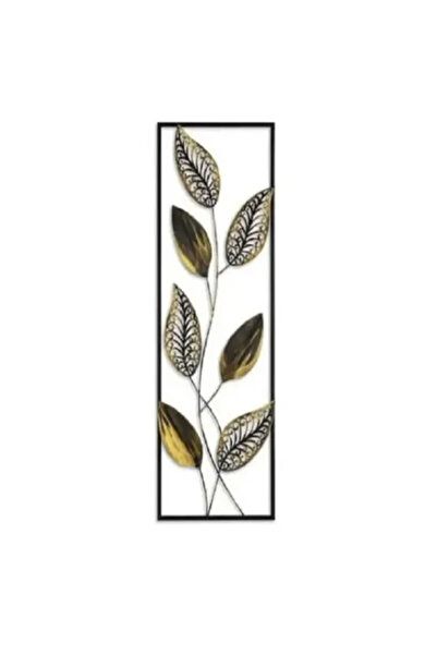 Studio Casa Panou metalic decorativ perete 3D, Deco Art, 32 x 90 cm, Auriu