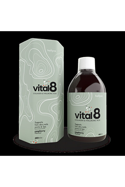 Hollyvo Vital 8 - Peptide de colagen hidrolizate cu acid hialuronic și vitami...