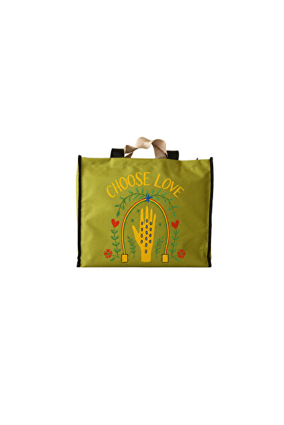 MelsandMano Moo Shopping Bag Kadın Baskılı Büyük Boy Su Geçirmez Omuz Plaj Ça...