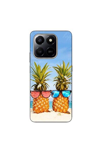 OEM Case compatible with Honor 400 Smart Silicon Gel Tpu Model Beach Pinneaples