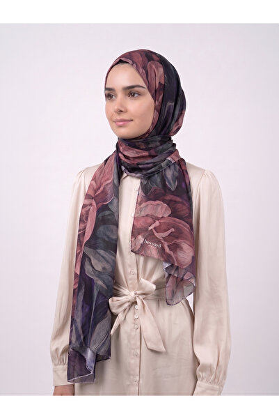 Beysayil Vintage Çiçek Desenli Pamuklu Şal - Süreyya