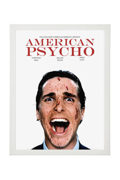Boomah Accessories American Psycho Movie Poster with Frame 30x40cm
