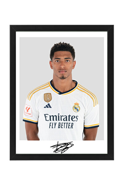 Boomah Accessories Jude Bellingham Real Madrid Autographed Poster with Frame ...