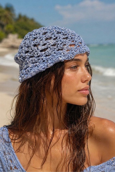 keisy Hand Knitted Premium Mesh Bandana