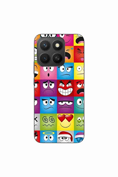 OEM Husa compatibila cu Honor X8c Silicon Gel Tpu Model Funny Faces