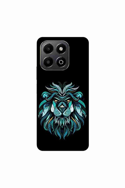 OEM Case compatible with Honor X6b Silicone Gel Tpu Abstract Lion Pattern
