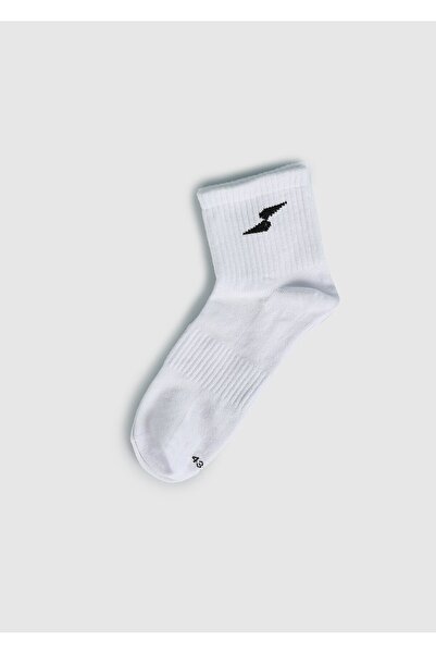 Eclipse Sport White Es004 White Quarter Single Socks