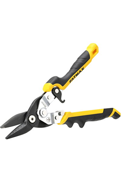 STANLEY FATMAX FMHT73756-0 Ergonomic Straight Metal Cutting Shears, Automatic...