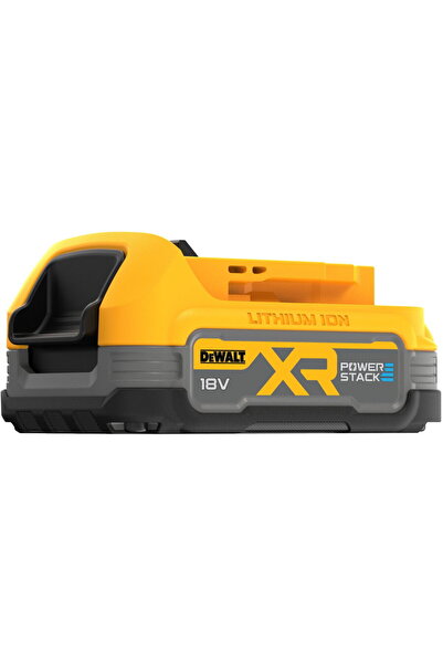 Dewalt DCBP034 XR 18V 1.7 Ah Baterie Li-Ion compactă Powerstack, Negru-Galben