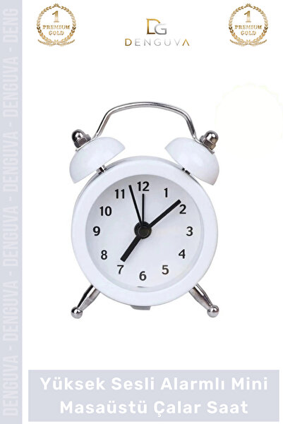 Denguva #ÇalarSaat Premium Sessiz Akar Mekanizma Ofis Masaüstü Komodin Küçük ...