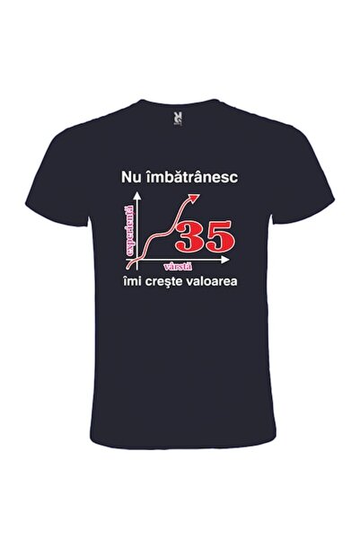 CRD PRINT Personalized unisex t-shirt "I don't get old, my value increases 35...