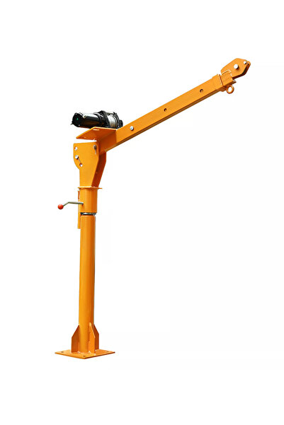 Lawazim 0.5 Ton Truck-Mounted Electric Crane with Remote Control & Foldable Arm