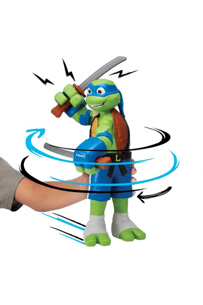 Genel Markalar Teenage Mutant Ninja Turtles Roll N Punch Leonardo Figürü 30 cm
