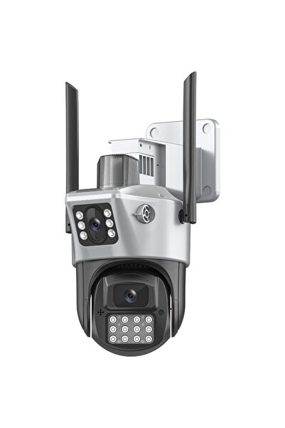 VİVA ICS-223 6mp Çift Lens Wifi Akıllı Güvenlik Kamerası Aı Hareket Takipli I...