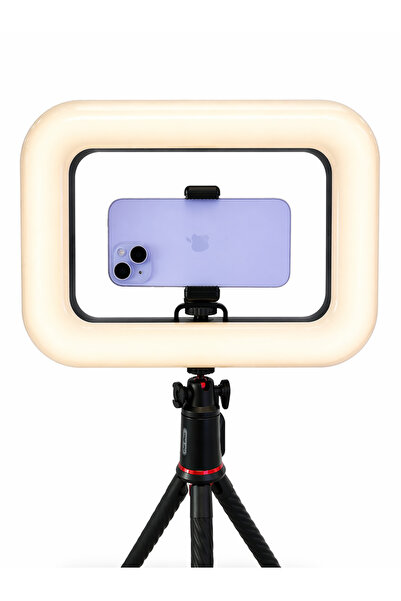 Ring Light LED Işık Tripodlu Telefon Tutucu – Youtube Tiktok Instagram Video Işığıv