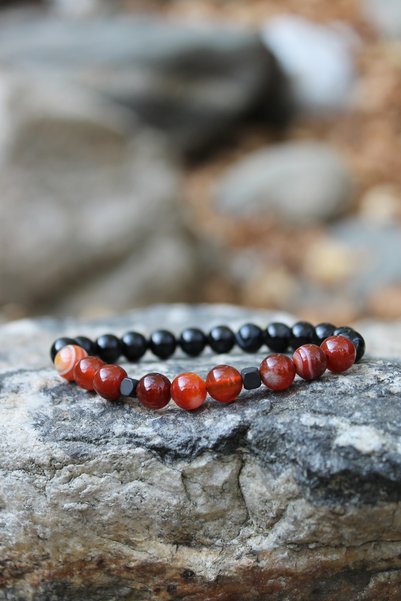 LADIN DOGALTAŞ Agate Natural Stone Bracelet