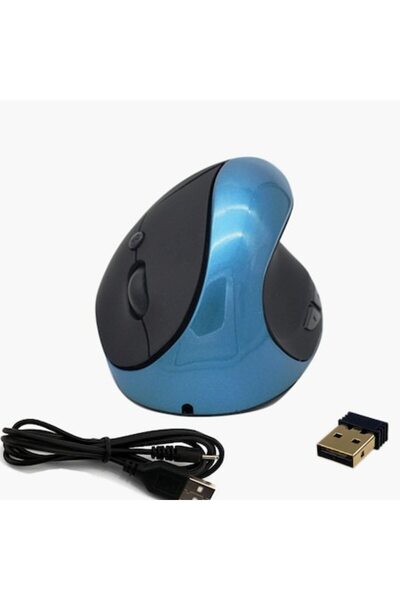 OEM Vertical Optical Mouse, Ergonomic Design, Wireless, USB Charging, 2.4G, D...