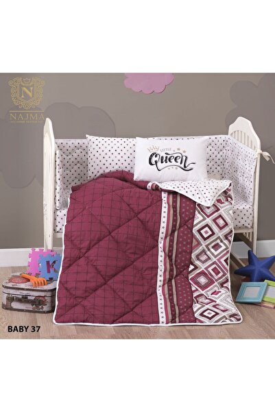 Red Rose Turkish Baby Bed Barrier Sheet Cotton 100. Piece 7 Summer to Give Yo...