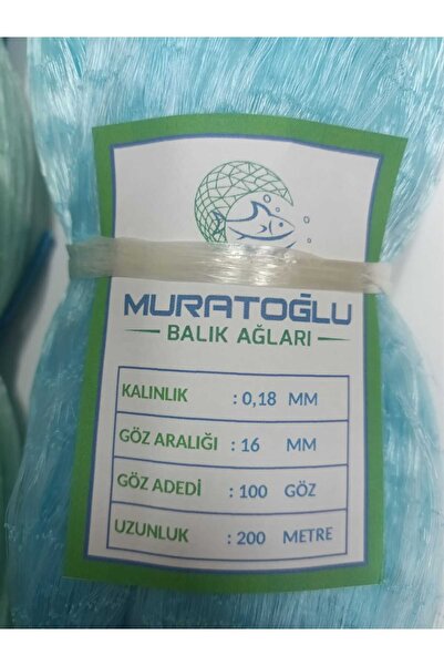 muratoğlu MİSİNA AĞ 0,18*16 100 GÖZ ( MİSİNA BALIKAĞI)