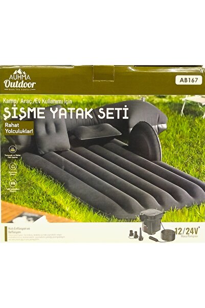 auhma Ab167 Şişme Yatak Seti | Araç Içi - Kamp - Ev Kullanımı Için | 12/24v H...